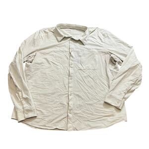 Lululemon One Thing At A Time Commission Shirt Men’s Green Button-Up XL‎